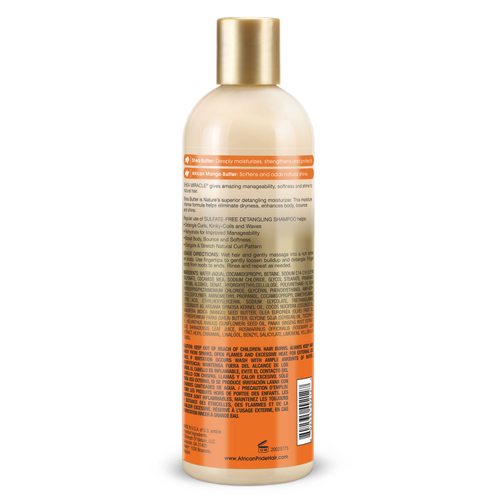African Pride Shea Miracle Detangling Shampoo 355ml/12oz