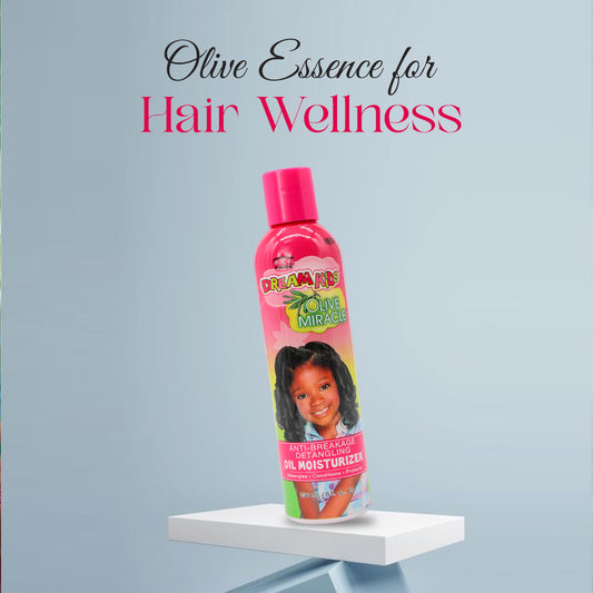 African Pride Dream Kids Olive Miracle Anti-Breakage Detangling Oil Moisturizer 236ml/8oz