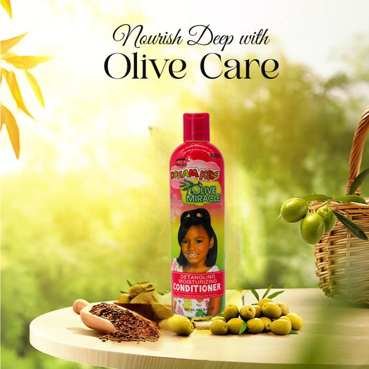African Pride Dream Kids Olive Miracle Detangling Moisturizing Conditioner 355ml/12oz