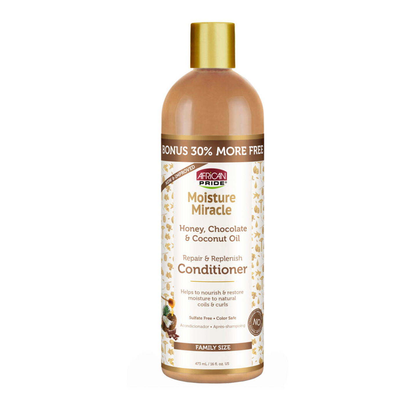 African Pride Moisture Miracle Coconut Milk & Honey Conditioner 443ml