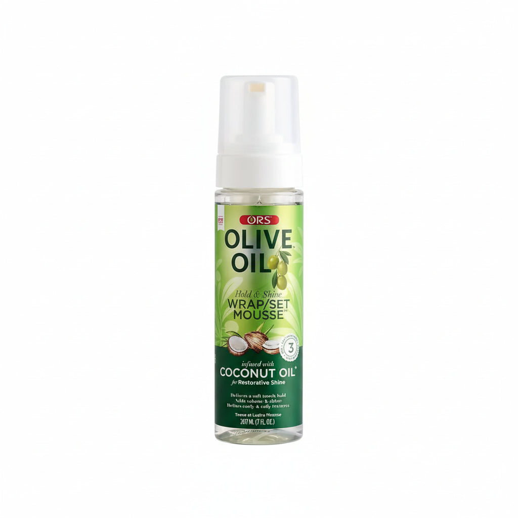 ORS Olive Oil Wrap/Set Mousse Infused with Coconut Oil 207ml