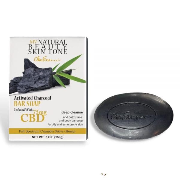 Clear Essence My Natural Beauty Skin Tone Activated Charcoal Bar Soap 150g/5oz