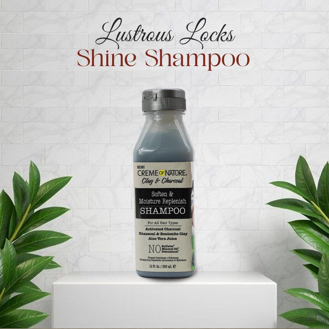 Creme of Nature Clay & Charcoal Shampoo 12oz