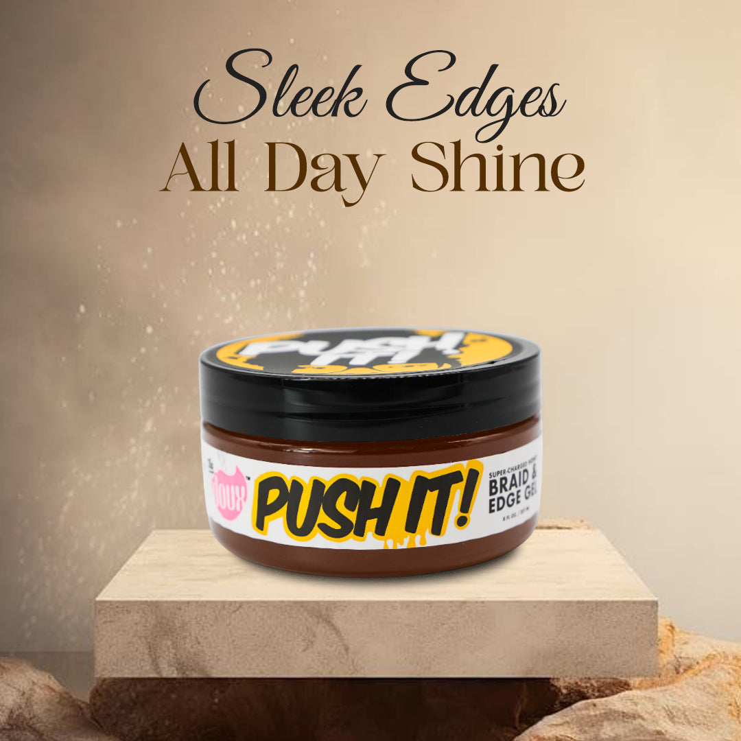 The Doux Push It! Honey Braid & Edge Gel 8oz