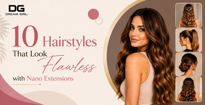 10 Hairstyles That Look Flawless with Nano Extensions
