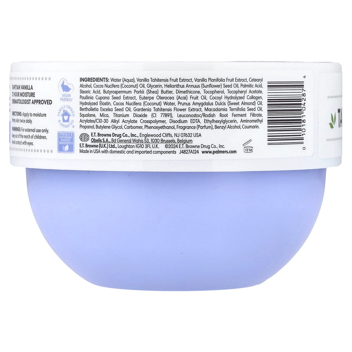 Palmer's Cocoa Butter Formula Tahitian Vanilla Body Cream 250g/8.8oz