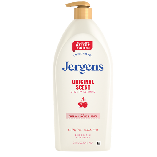 Jergens Original Scent Cherry Almond Dry Skin Moisturiser 946ml/32oz