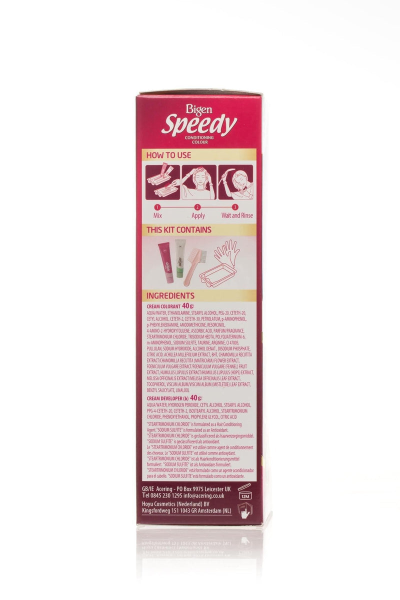 Bigen Women's Speedy Hair Colour 4 Chestnut (Pack of 3)