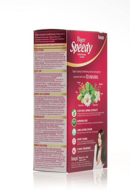 Bigen Women's Speedy Hair Colour 4 Chestnut (Pack of 3)