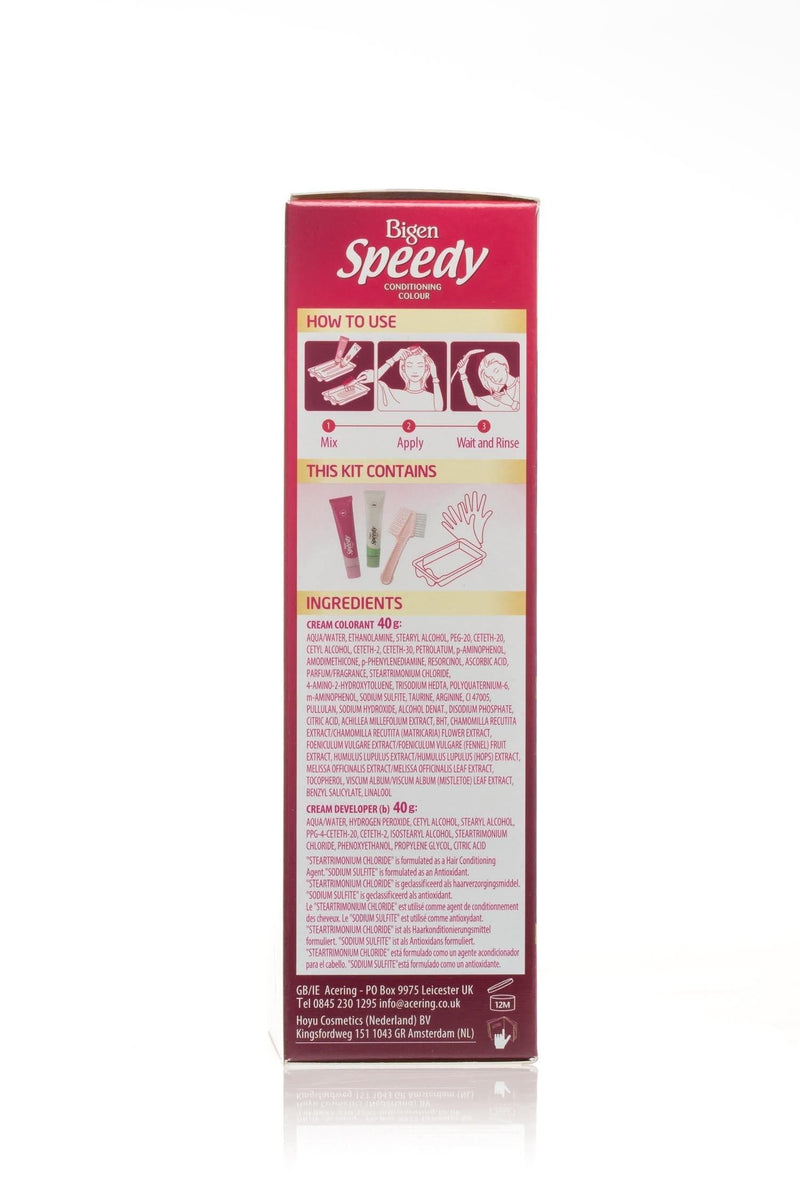 Bigen Women's Speedy Hair Colour 3 Warm Chestnut (Pack of 3)