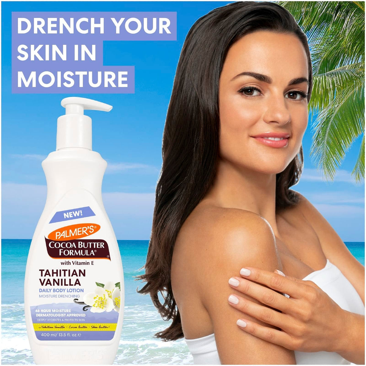 Palmer's Cocoa Butter Formula Tahitian Vanilla Body Lotion 400ml/13.5oz