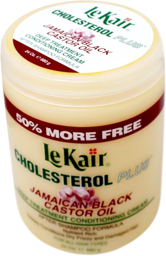 LeKair Cholesterol Plus Jamaican Black Castor Oil 680g/24oz