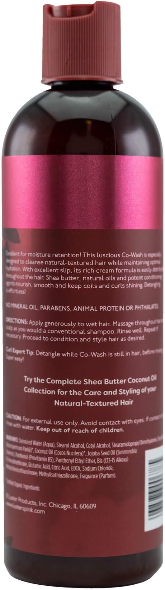 Luster’s Pink Shea Butter Coconut Oil Co-Wash Cleaning Conditioner 355ml/12oz