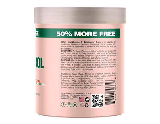 Lekair Cholesterol Plus Strengthening And Conditioning Cream 680g/24oz