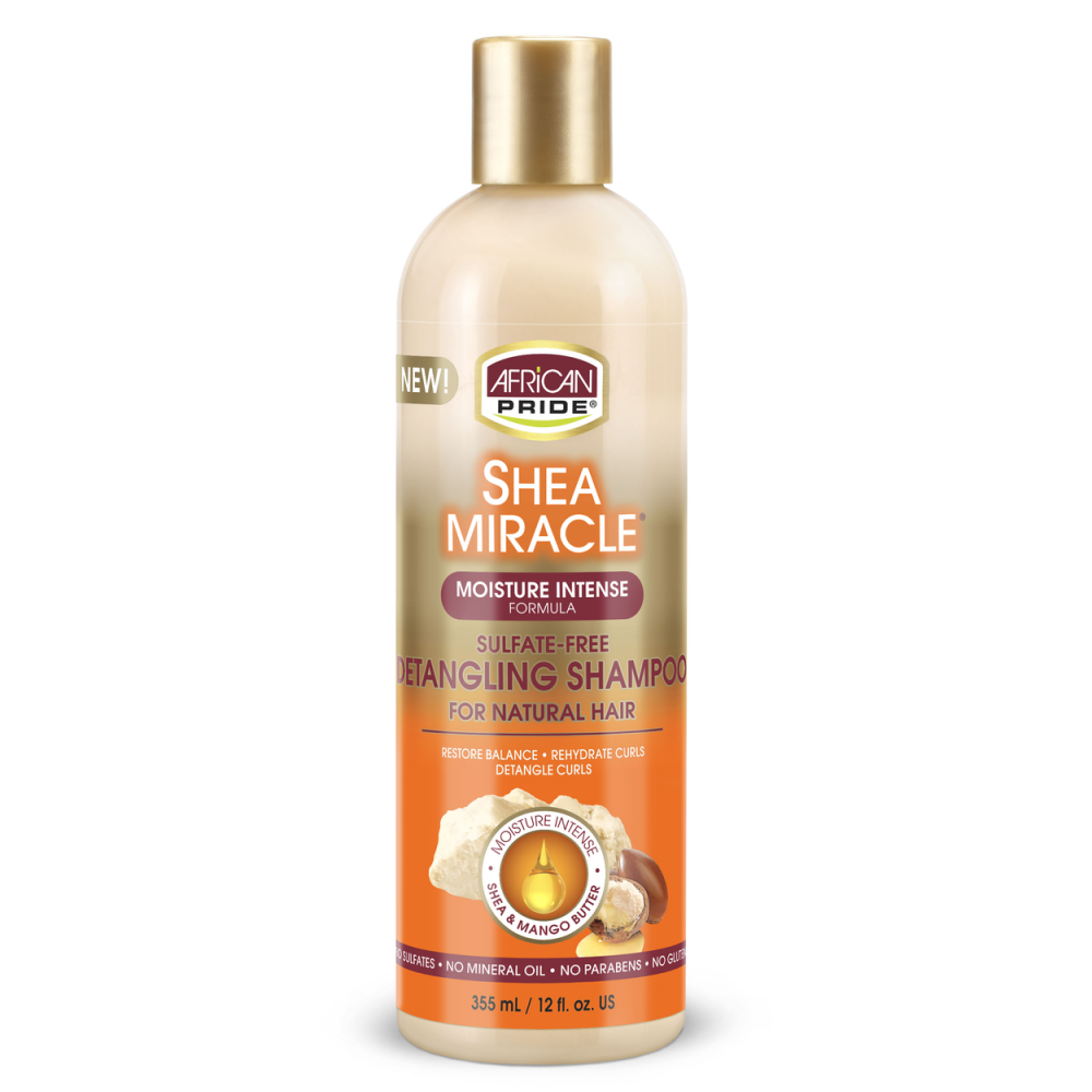African Pride Shea Miracle Detangling Shampoo 355ml/12oz