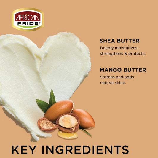 African Pride Shea Miracle Bouncy Curls Pudding 425g/15oz