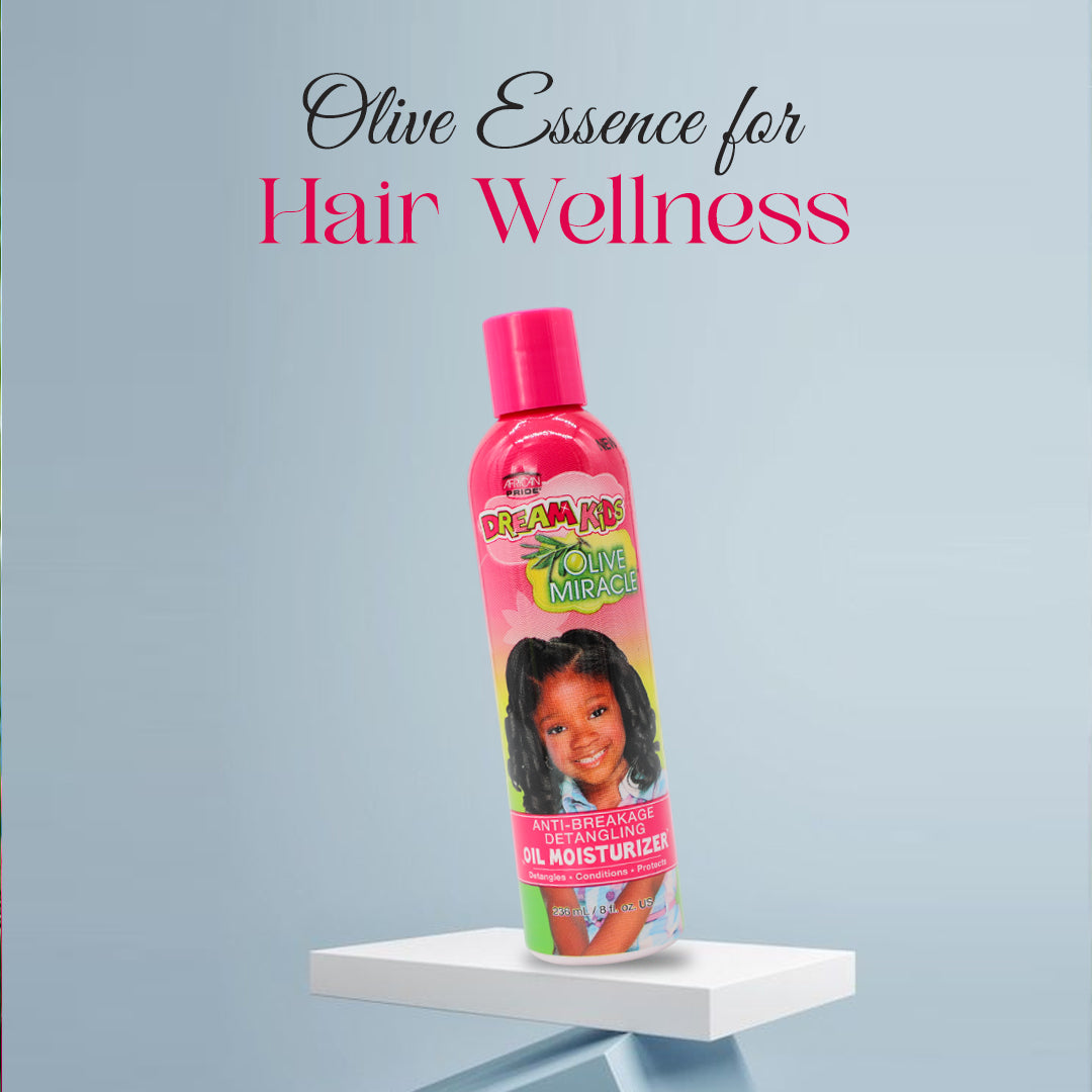 African Pride Dream Kids Olive Miracle Anti Breakage Detangling Oil Moisturizer