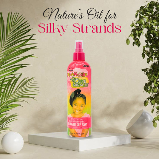 African Pride Dream Kids Olive Miracle Braid Spray