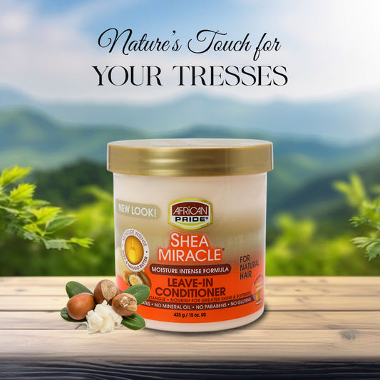 African Pride Shea Butter Miracle Leave- In Conditioner 15oz