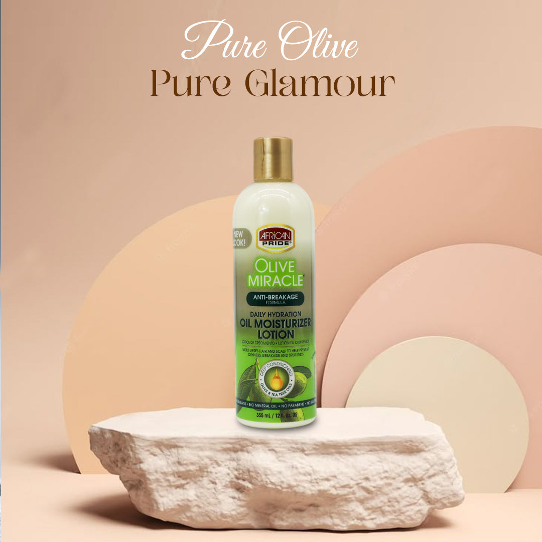 African Pride Olive Miracle Oil Moisturizing Lotion 12oz