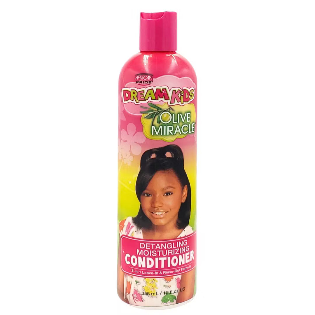 African Pride Dream Kids Olive Miracle Detangling Moisturizing Conditioner 355ml/12oz