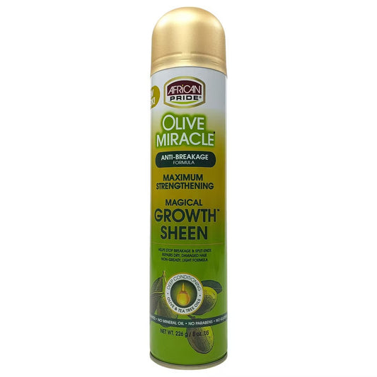 African Pride Olive Miracle Magical Growth Sheen Spray 226g/8oz