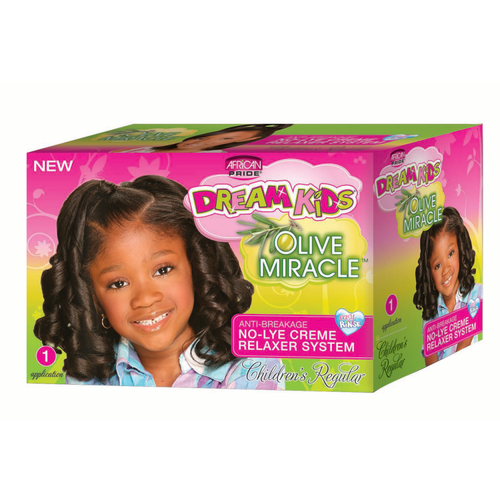 African Pride Dream Kids Olive Miracle No-Lye Creme Relaxer Children's Regular
