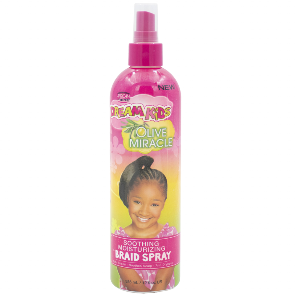 African Pride Dream Kids Olive Miracle Braid Spray 355ml/12oz
