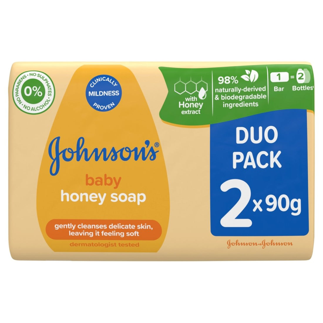 Johnson’s Baby Soap with Honey 2x90g