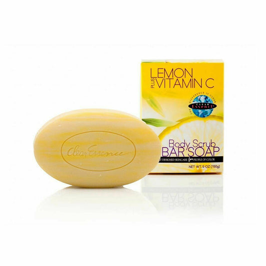 Clear Essence Lemon Body Scrub Bar Soap 142g
