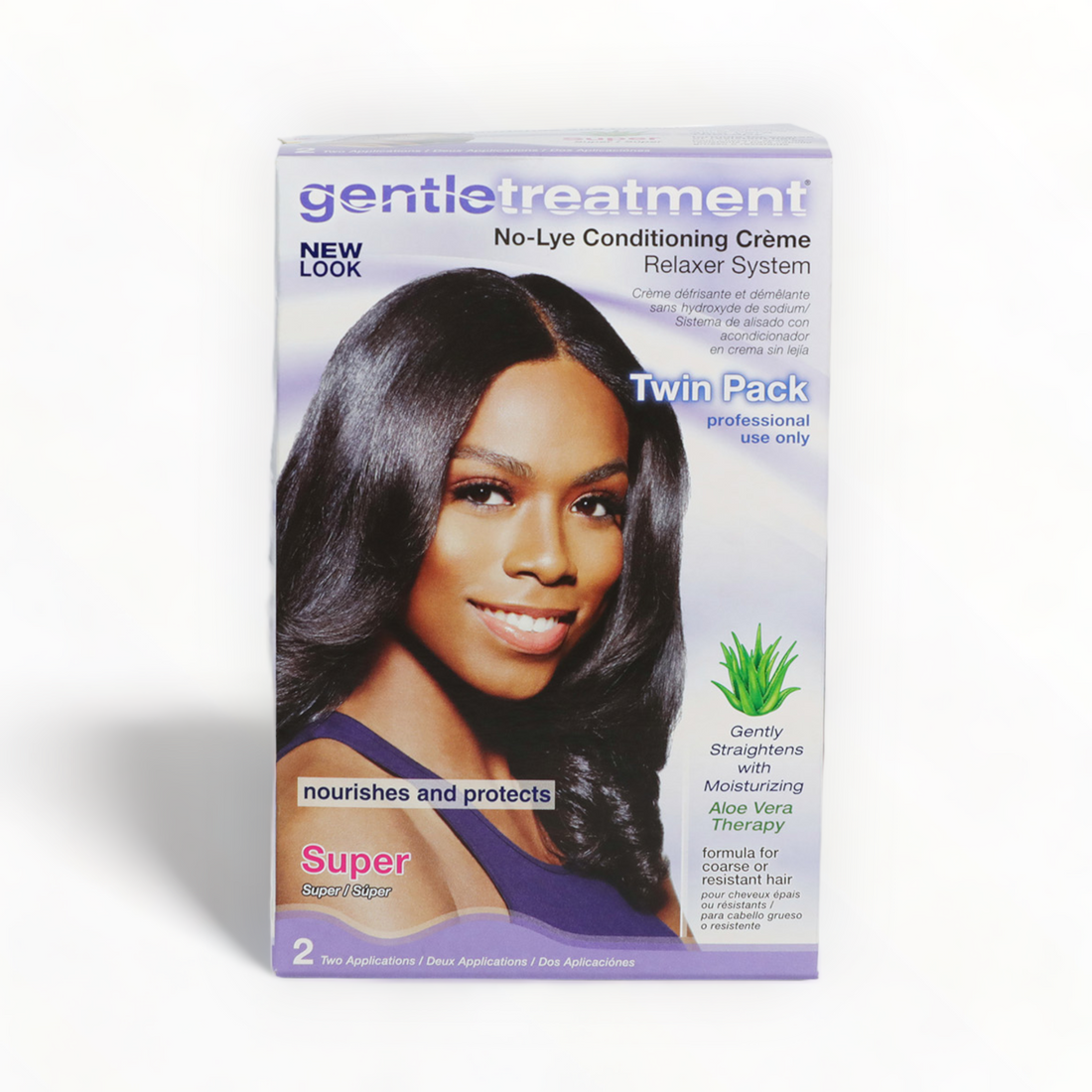 Gentle Treatment No-Lye Relaxer Twin Pack Super