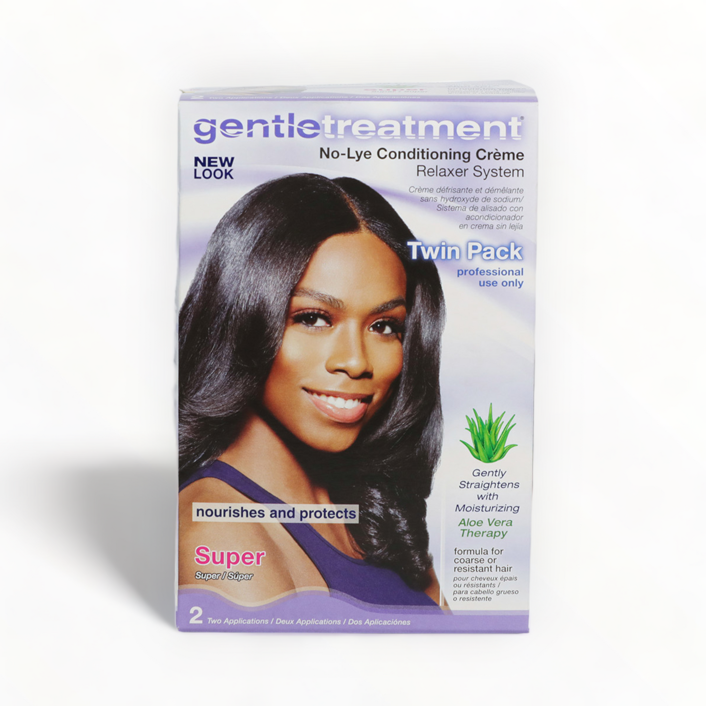 Gentle Treatment No-Lye Relaxer Twin Pack Super