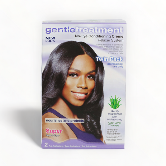Gentle Treatment No-Lye Relaxer Twin Pack Super