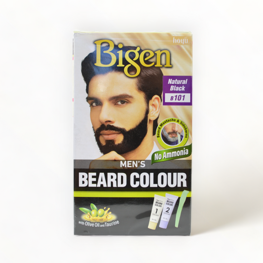 Bigen Men’s Beard Colour 101 Natural Black 80g (Pack of 3)