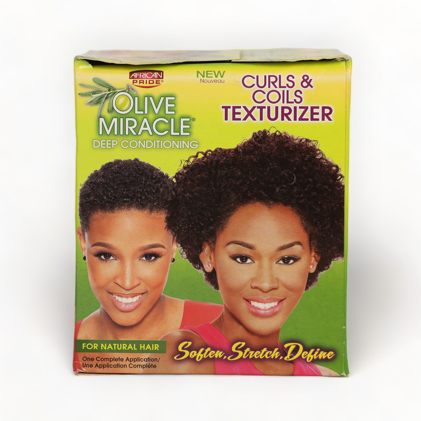 African Pride Olive Miracle Curls & Coils Texturizer Kit