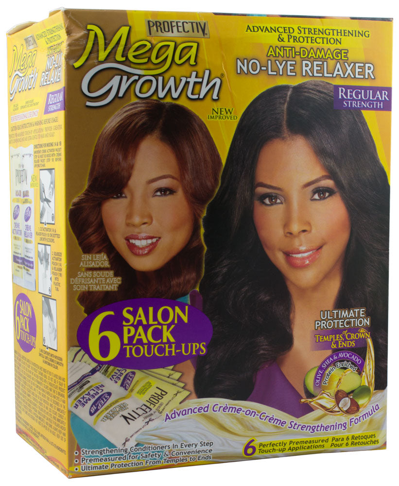 Profectiv Mega Growth 6 Application No-Lye Relaxer Kit Regular