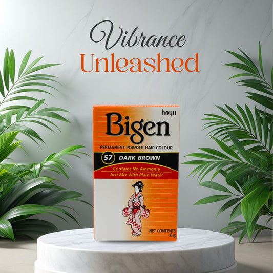 Bigen Permanent Powder Hair Colour - #57 Dark Brown