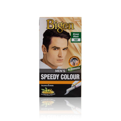Bigen Men's Beard Colour Brown Black 102 (Pack of 3)