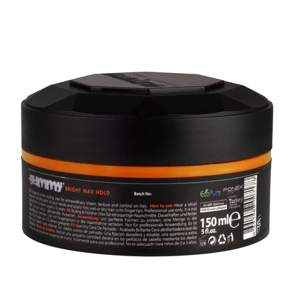 Gummy Professional Styling Wax Bright Max Hold Orange 150ml/5.07oz