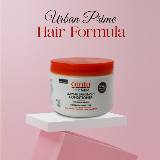 Cantu For Men Leave-In Rinse-Out Conditioner