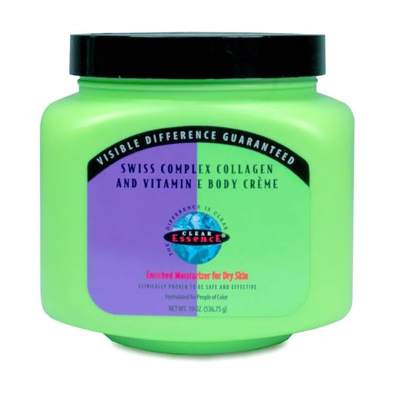 Clear Essence Swiss Complex Collagen and Vitamin E Body Creme 536.7g/19oz