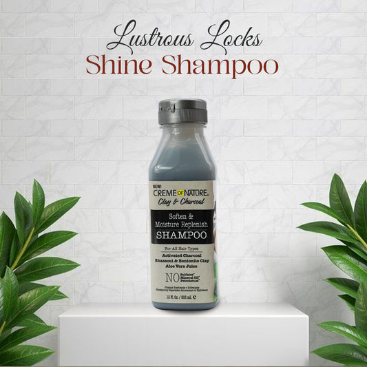 Creme of Nature Clay & Charcoal Shampoo 12oz
