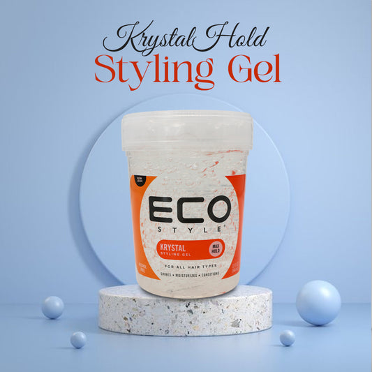 Eco Style Krystal Styling Gel Clear Max Hold 32oz
