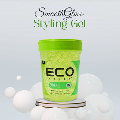 Eco Style Olive Oil Styling Gel Max Hold 946ml/32oz