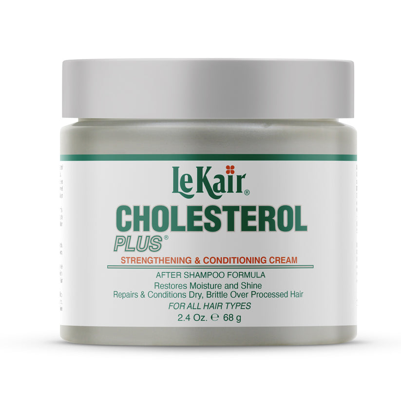 LeKair Locs Braids & Edges Gel 227g/8oz + Free Cholesterol Plus 58g/2.4oz