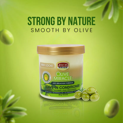African Pride Olive Miracle Leave-In Conditioner 425g/15oz