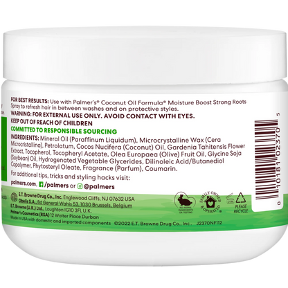 Palmer's Coconut Oil Boost Moisture GRO  Hairdresser 150g/5.25oz