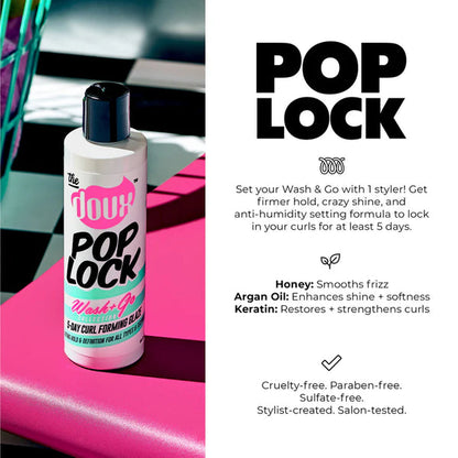 The Doux Pop Lock Curl Wash + Go 236ml/8oz