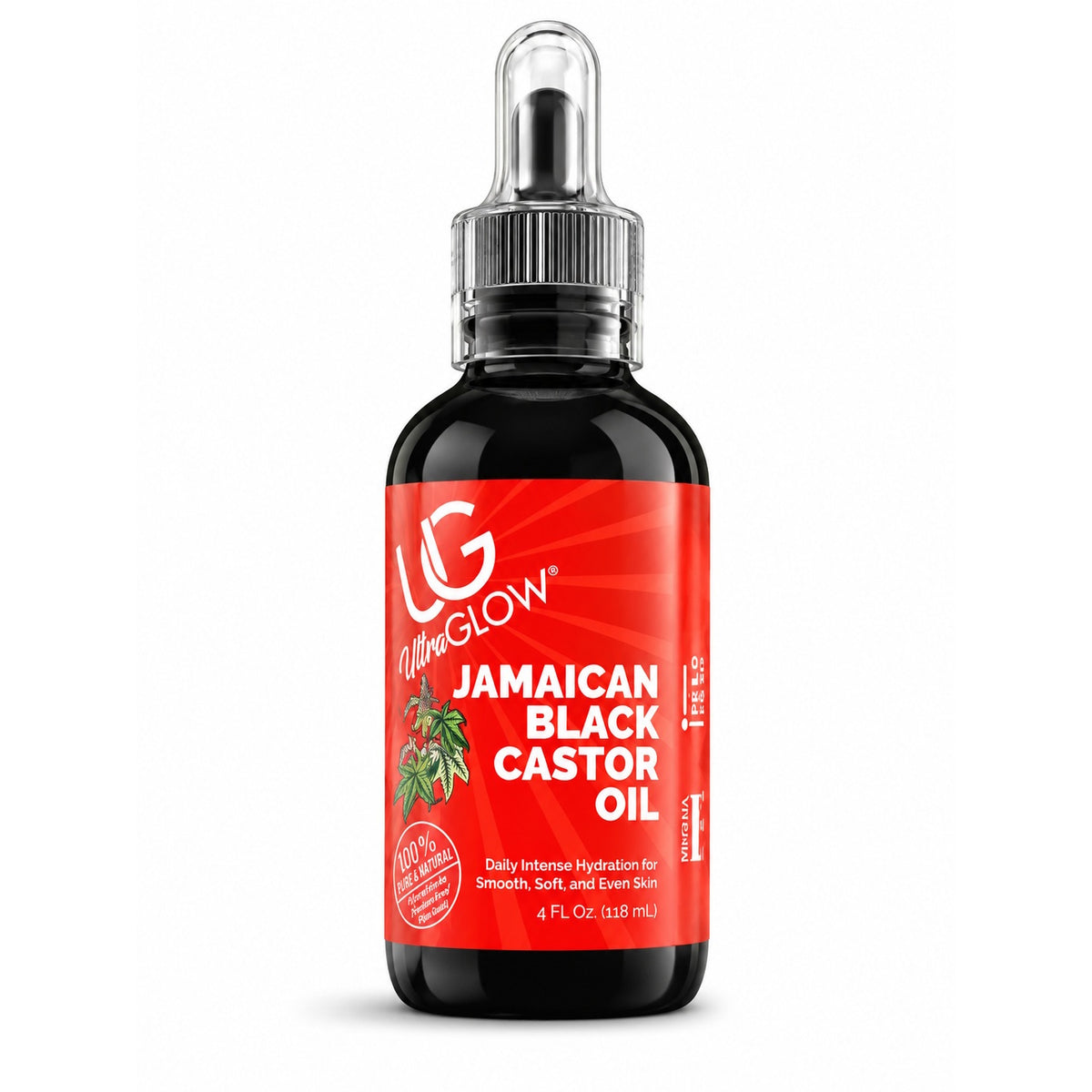 Ampro Ultra Glow Jamaican Black Castor Oil with Vitamin E 118ml/4oz