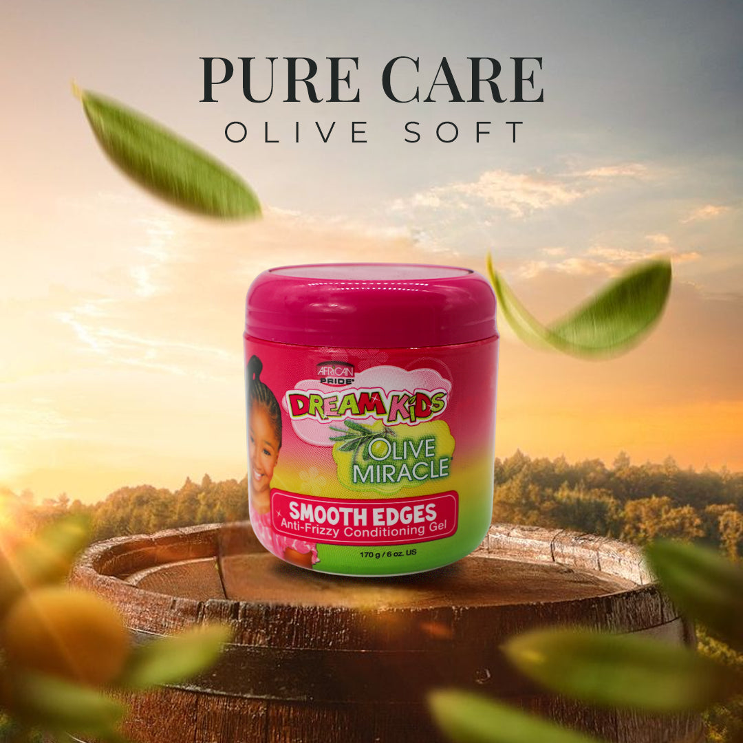 African Pride Dream Kids OM Smooth EdgesA nti Frizzy Cond.Gel 170g/6oz